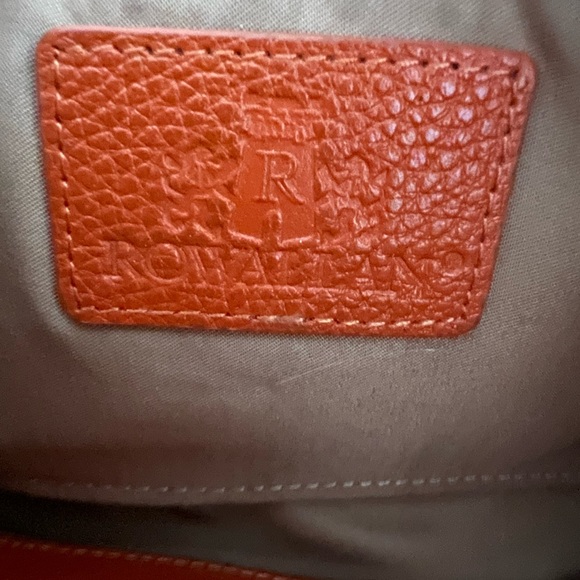 Rowallan Of Scotland Orange Leather Pouch - Picture 6 of 8